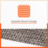 Woven PVC Table Mats / Placemats for Dining Table at Home (Cade - Set of 6)